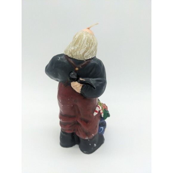Vintage Santa Clause Wax Candle 6” Never Lit - Picture 2 of 2